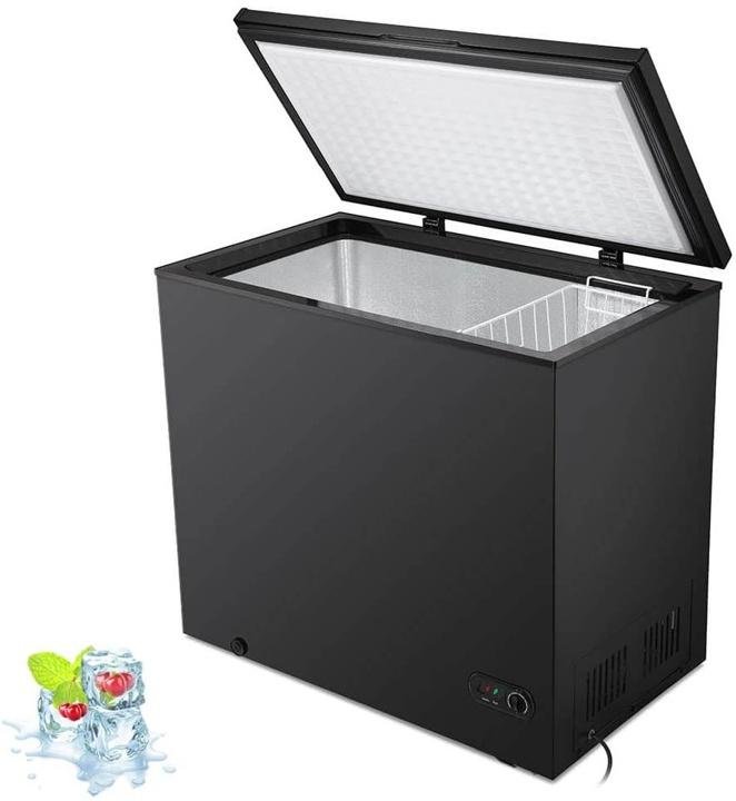 R.W.Flame 7.0 Cubic Feet Black Chest Freezer Little Freezer Removable Basket - Image 4