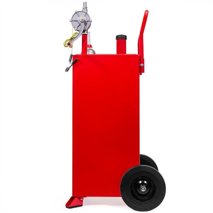 Pro 30 Gallon Gas Fuel Diesel Caddy Transfer Tank Container w/ Rotary Pump Auto - Image 4