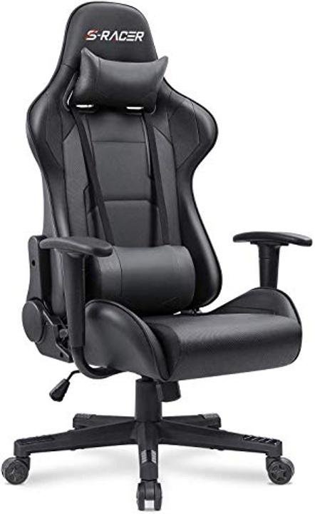 Homall Gaming Chair Office Chair High Back Computer Chair PU Leather Desk Chair PC Racing Executive Ergonomic Adjustable Swivel Task Chair