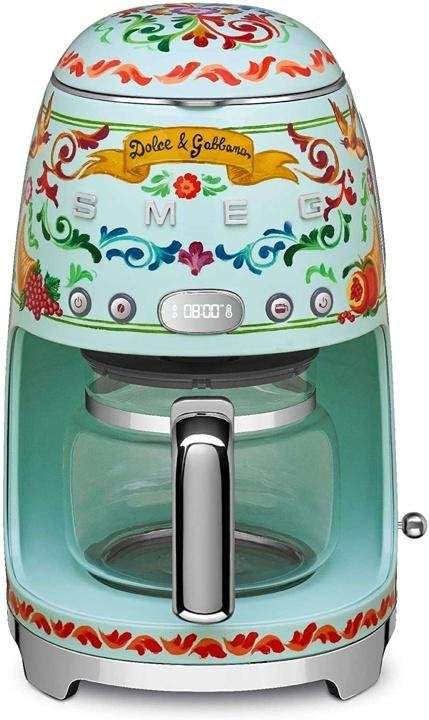 Dolce and Gabbana x Smeg 10 Cup Programmable Coffee Maker,”Sicily Is My Love,” Collection