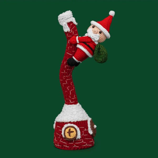 Singing and Dancing Christmas Climbing Santa Crochet Kit