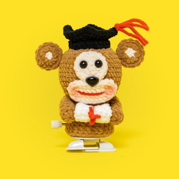 Cute Animal Walking Monkey Crochet Kit