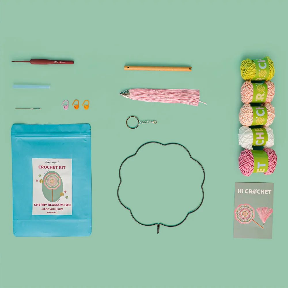 Sakura Fan Crochet Kit - Image 5