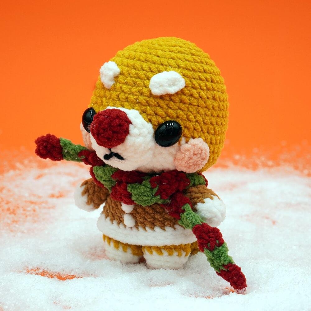 Crochet Christmas Shiba, Santa, Snowman, Tree and Hat Amigurumi Christmas Animals Gift - Image 4