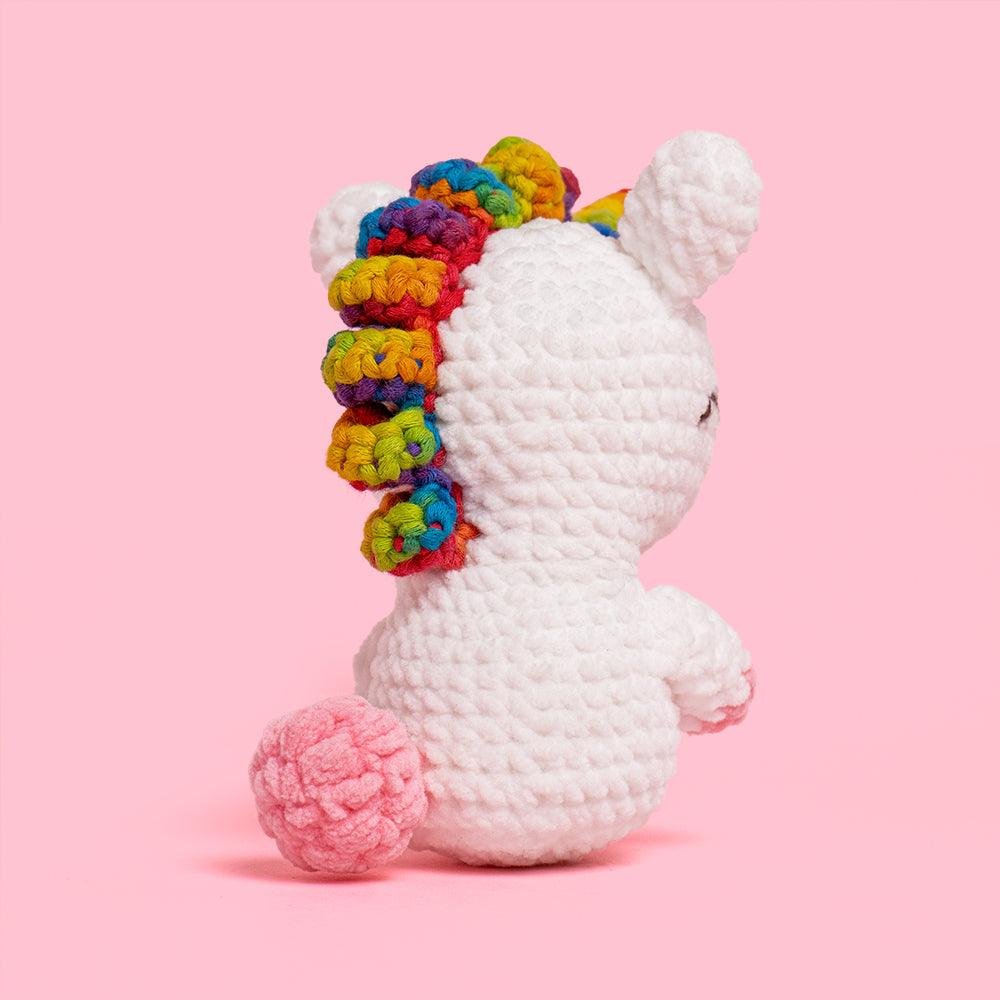 Press Bubble Unicorn Crochet Kit-White - Image 5