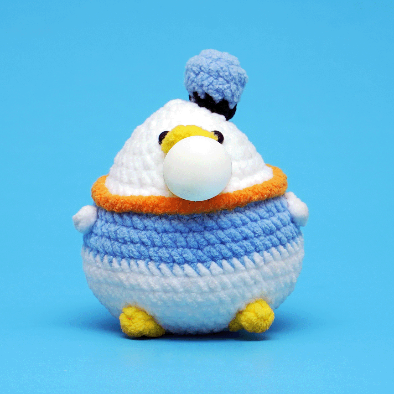 Press Bubble Duck Animal Crochet Kit